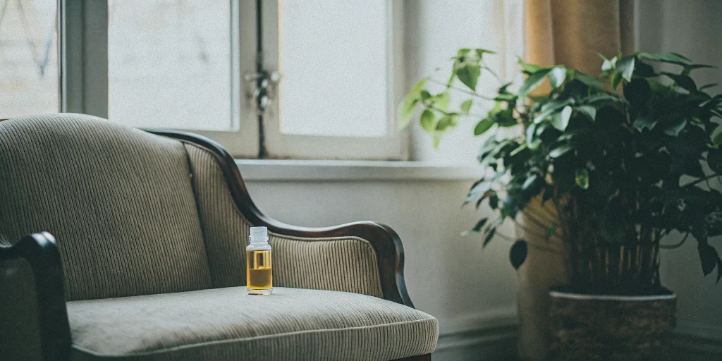 A vial of exosome hair therapy solution, a primary factor in the treatment's total cost.