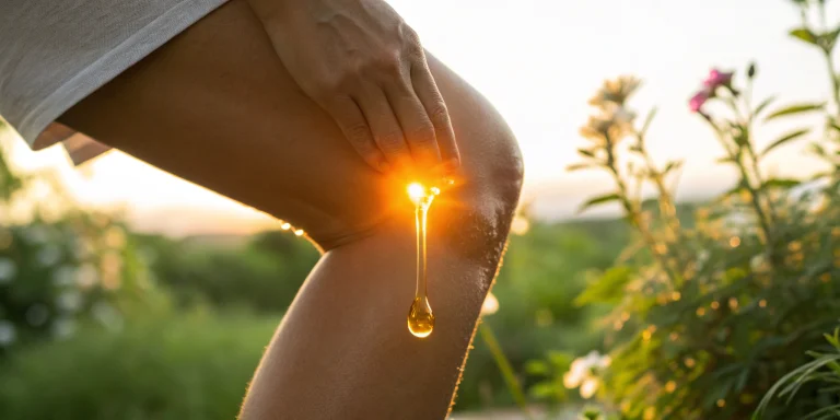 Doctor injecting PRP therapy into a patient's knee to treat arthritis.