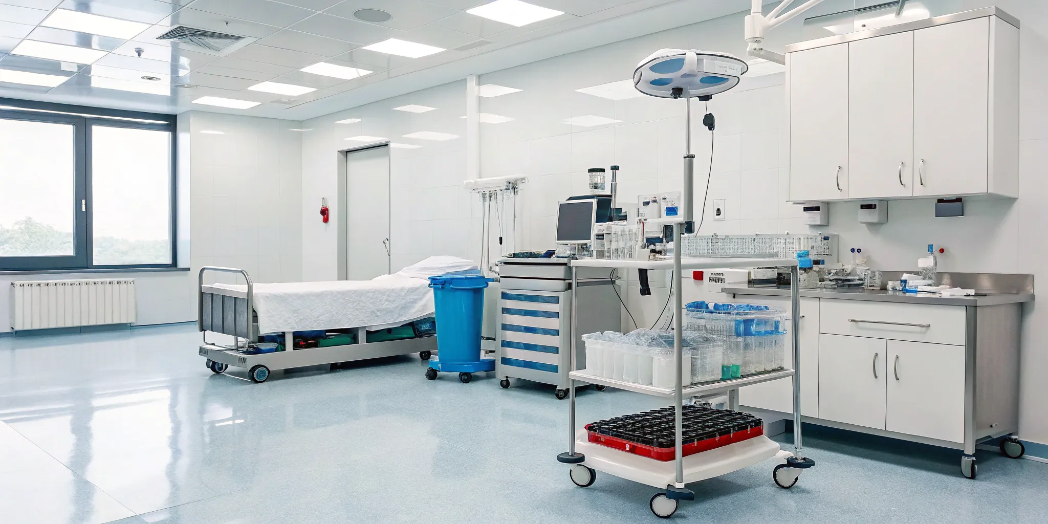 A modern medical clinic, a key factor in the average cost of stem cell therapy.