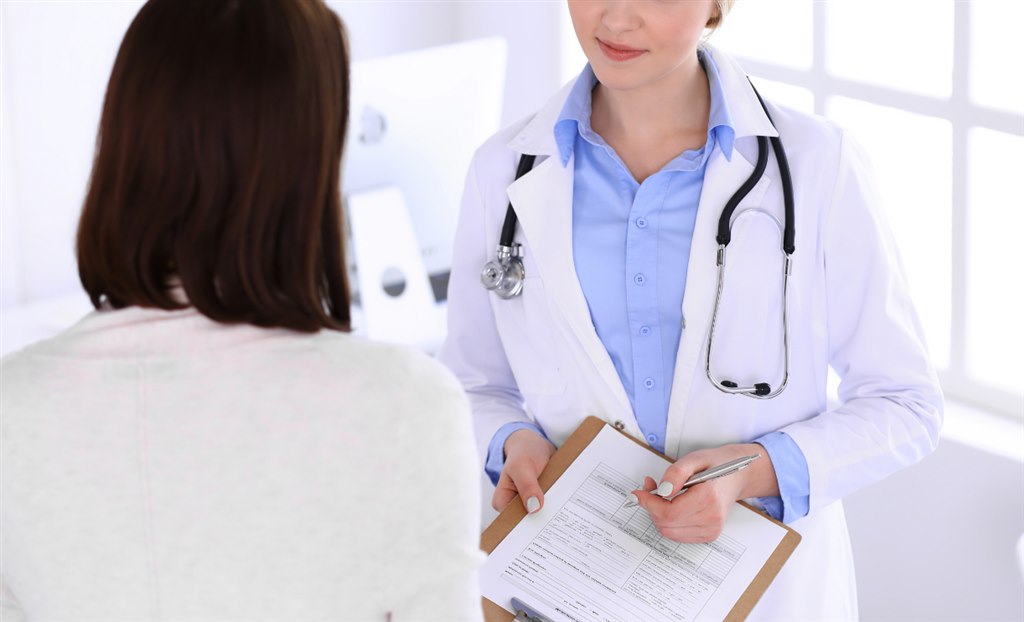 Doctor consulting with a patient