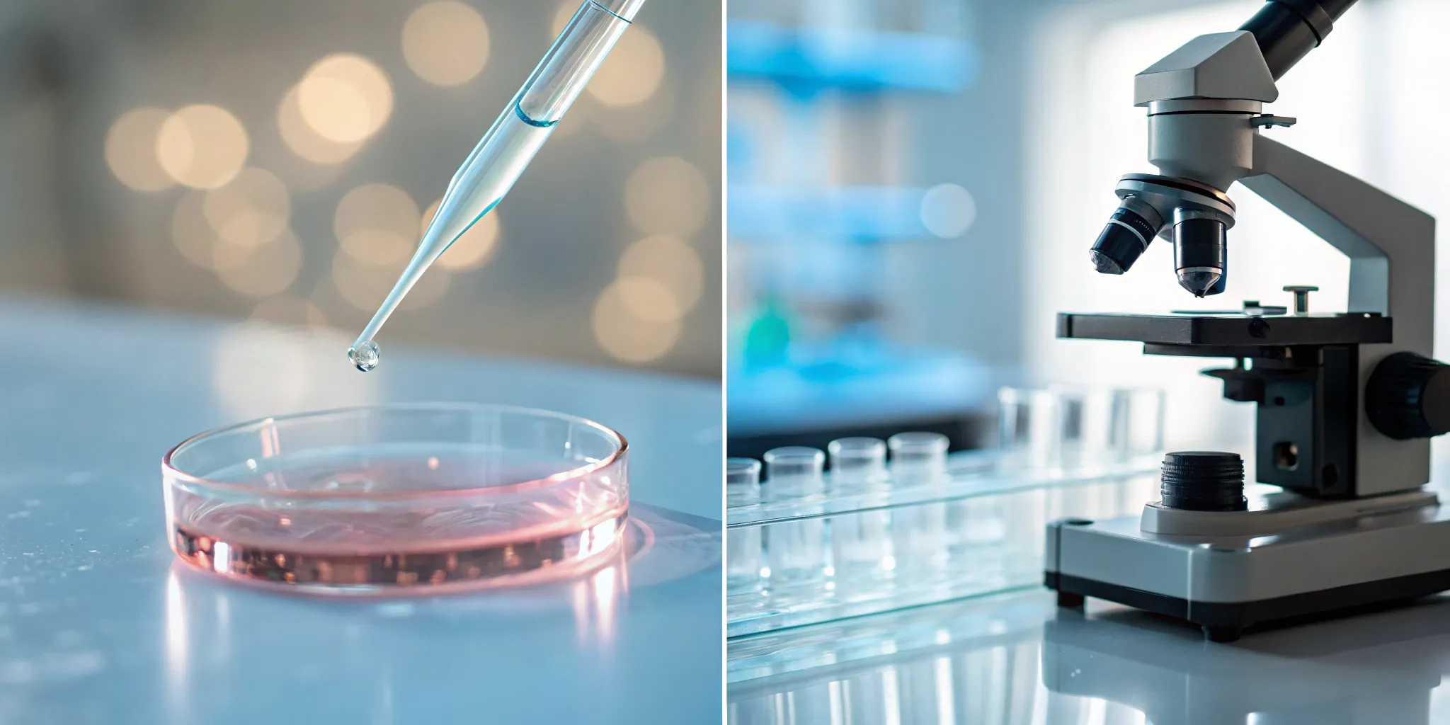 Lab equipment for stem cell therapy, an alternative to hip replacement surgery.