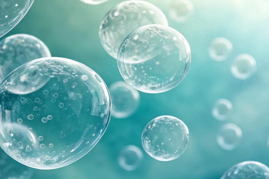 A microscopic view of exosomes for therapy targeting cellular inflammation.