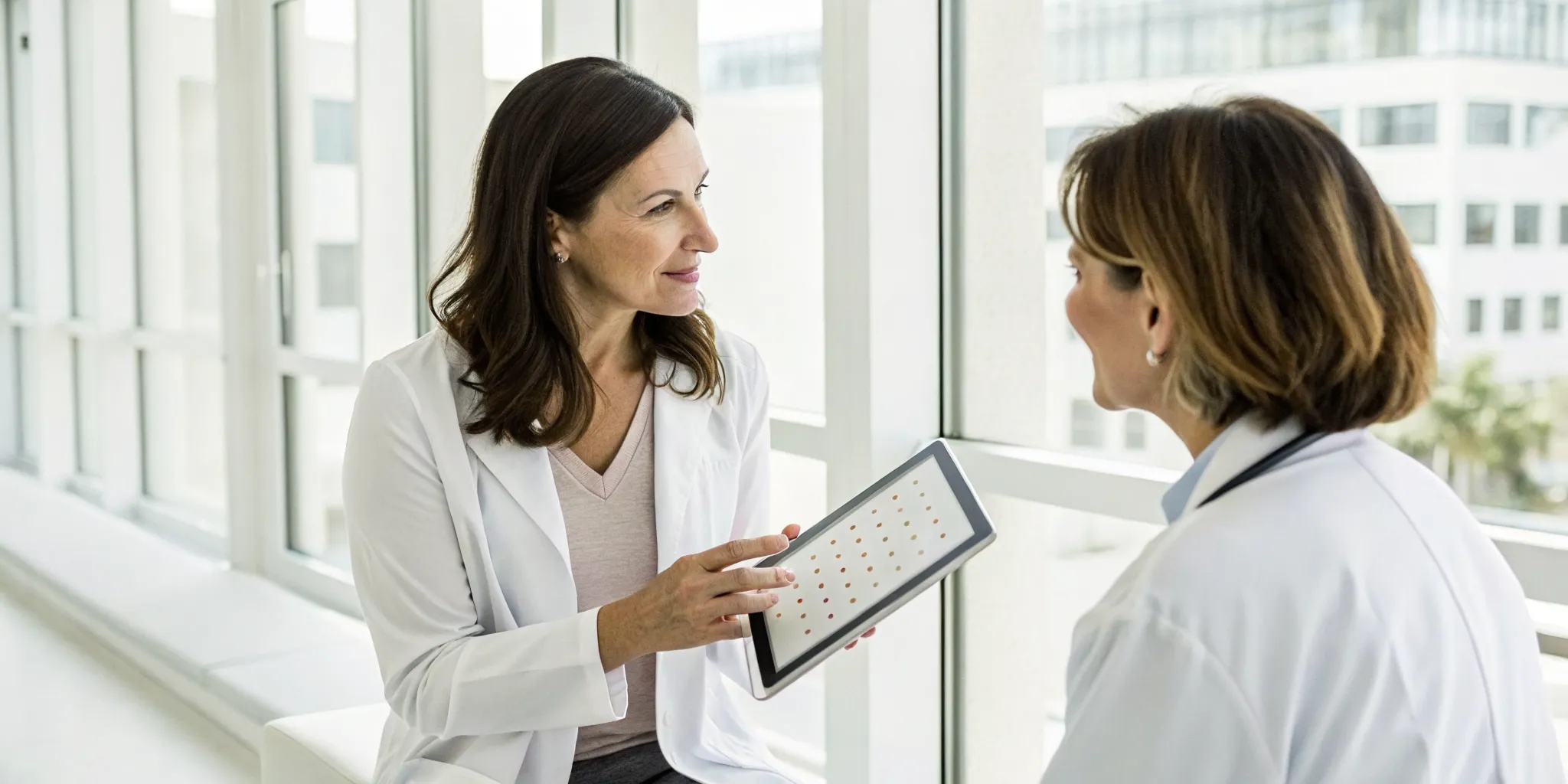 Two doctors determine how many exosome sessions are needed for female hair loss.