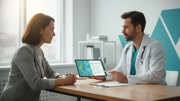 Doctor explaining whether stem cell therapy is legal in the U.S.