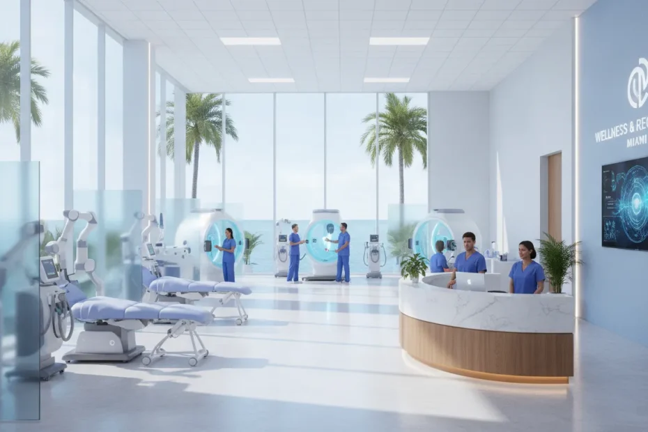 Miami Stem Cell modern clinic setting showcasing advanced regenerative medicine equipment